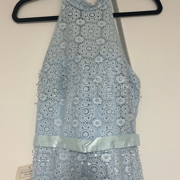 blue life sienna corset dress Blue Organza Corset Dress | Morpho Helena